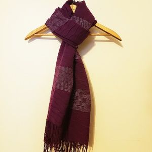 Purple & Silver Wrap